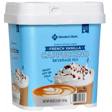 Member's Mark French Vanilla Cappuccino Beverage Mix, 48 oz