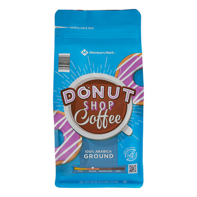 Member's Mark Donut Shop Ground Coffee, 40 oz.