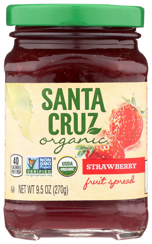 Santa Cruz Organic Fruit Spread Strawberry 9.5 Oz | Pack of 6