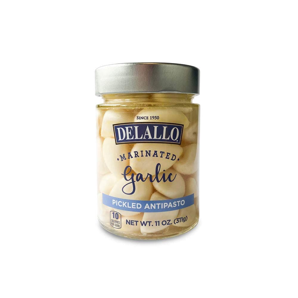 Delallo - Marinated Garlic In Extra Virgin Olive Oil, 11 Oz | Pack of