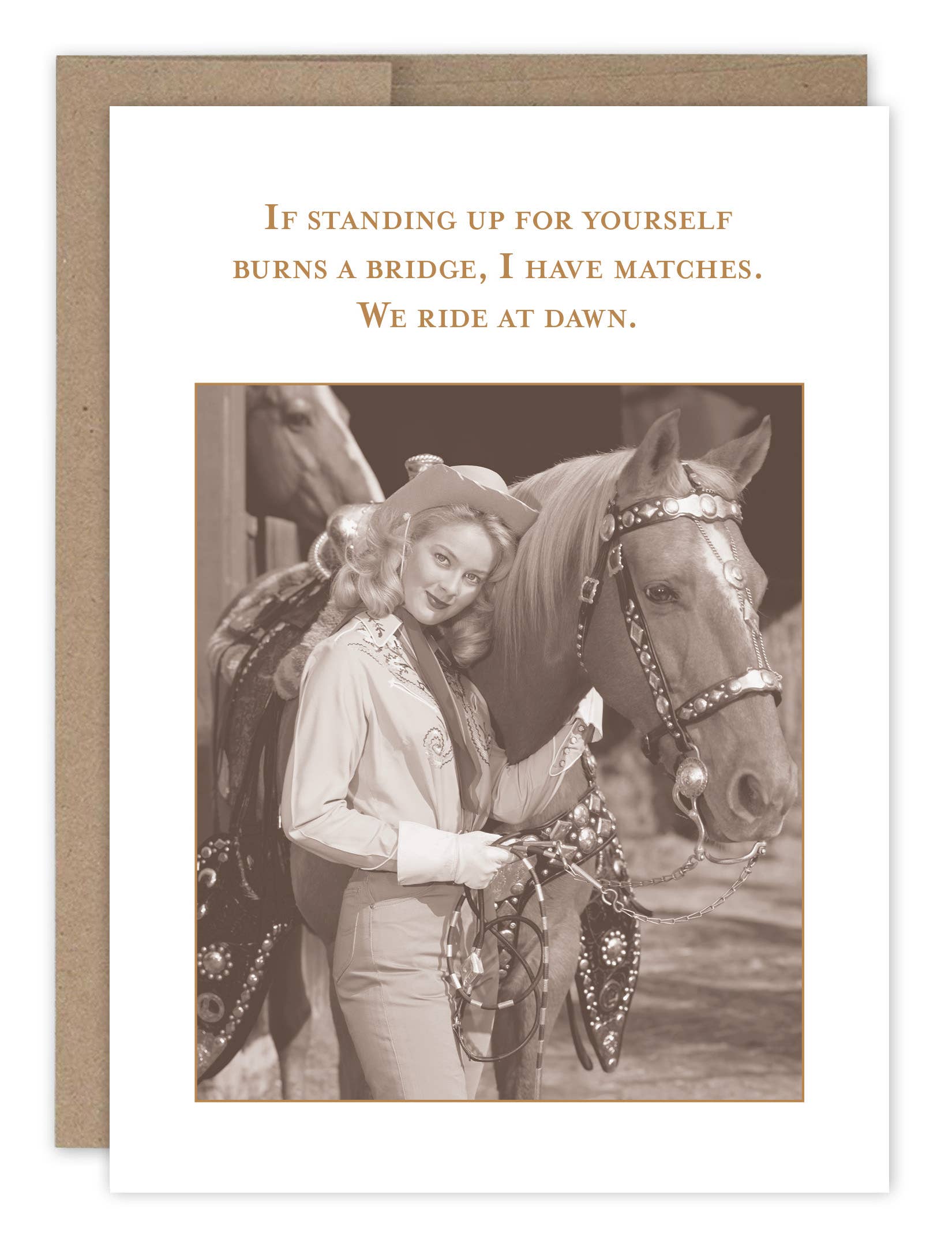 Shannon Martin Design - We Ride at Dawn Friendship Card