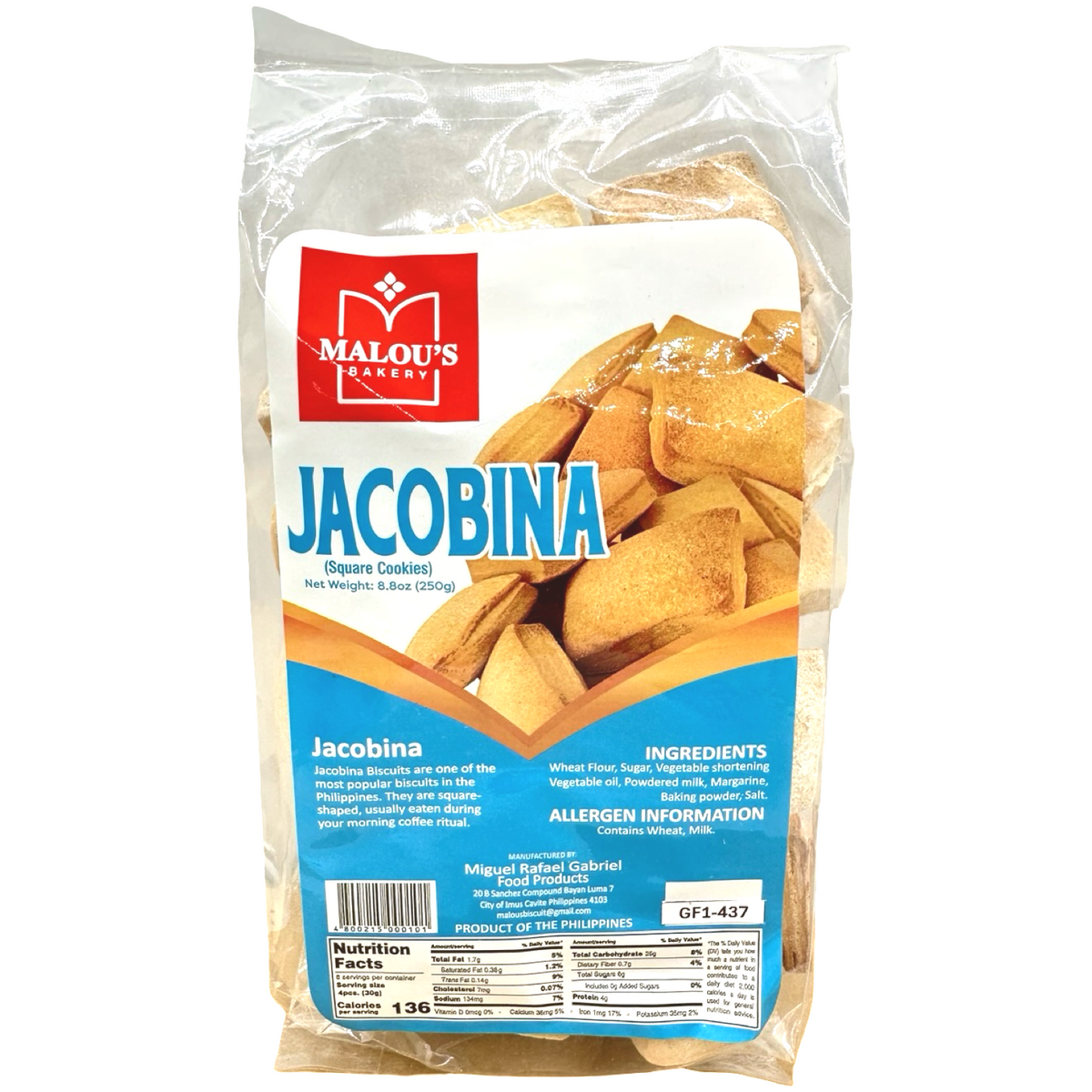 Malou's - Jacobina - 250 G