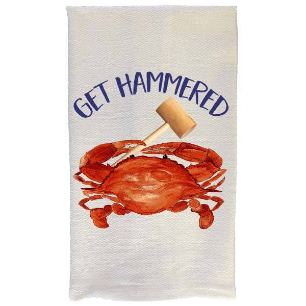 Get Hammered Dish Towel | B McVan Designs