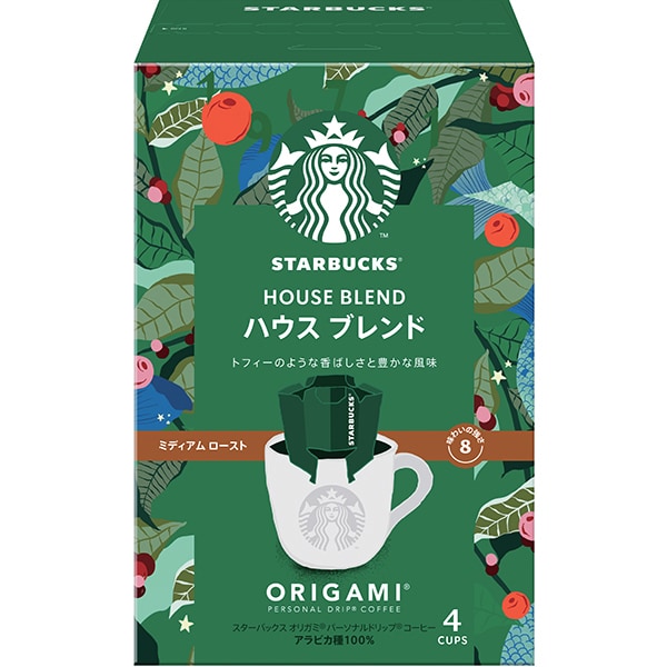 Starbucks Origami House Blend Drip Coffee - Limited Edition in Japan (4 sheet) - Tokyo Sakura Mall