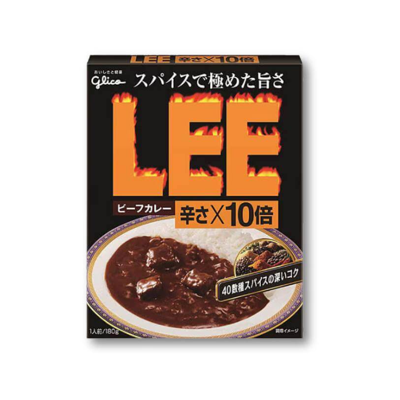 Glico LEE Beef Curry 10x Spicy [Ready-made curry]
