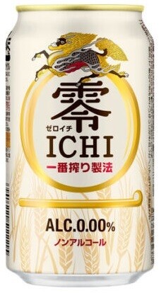 Kirin, Japanese Alcohol Free, Beer Taste Drink, "Zero Ichi", 350ml