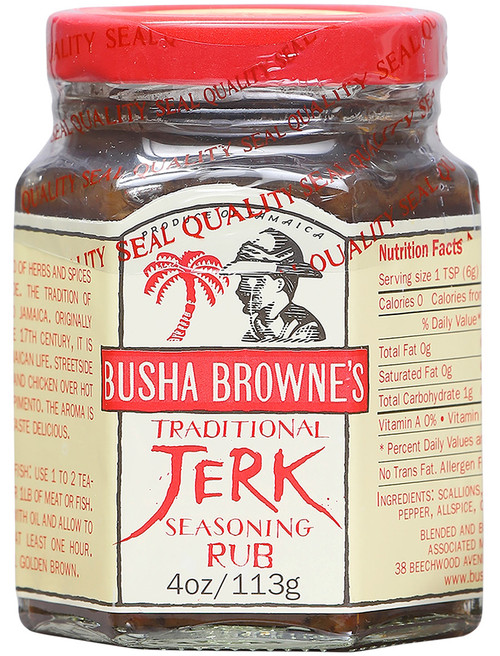 Busha Browne's Traditional Jerk Seasoning Rub, 4oz.