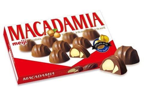 Meiji, Macadamia Chocolate, 9 pc in 1box