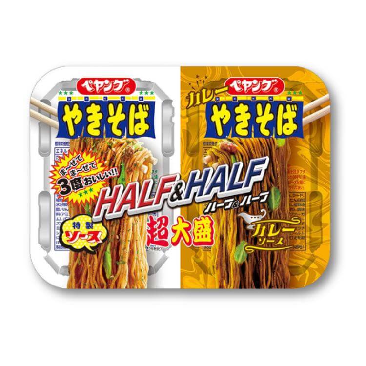Peyoung Super Large Yakisoba Half & Half Curry [Limited Edition]