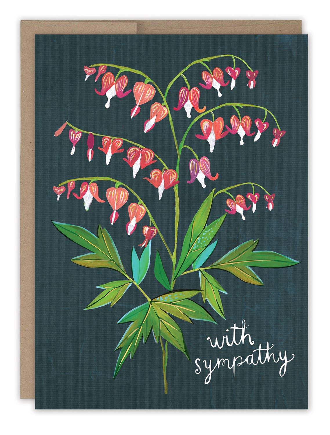 Biely & Shoaf - Bleeding Hearts Sympathy Card