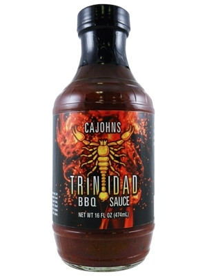 CaJohn's Trinidad Scorpion BBQ Sauce, 16oz.
