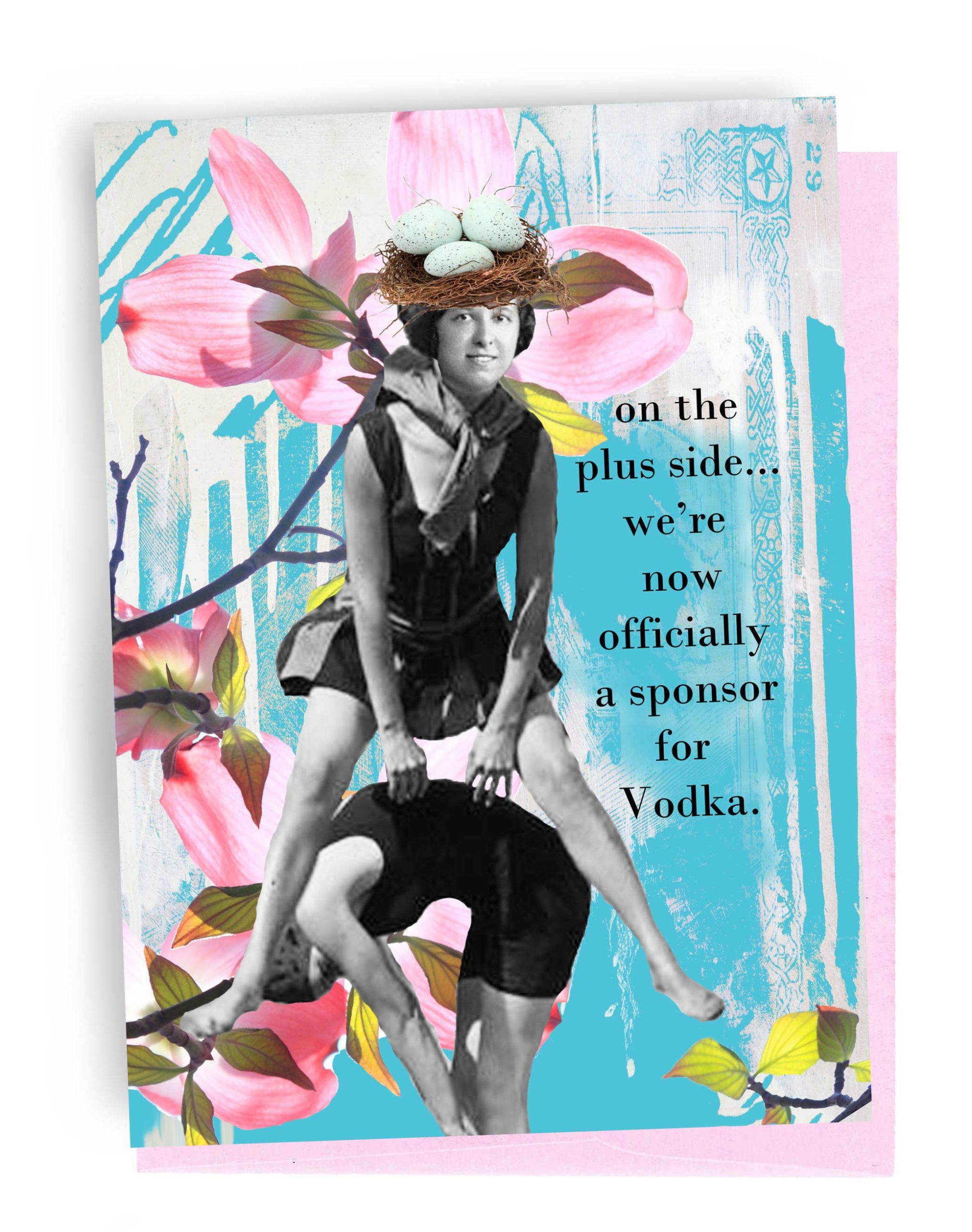 Erin Smith Art - 350 Sponsor for Vodka Greeting Card