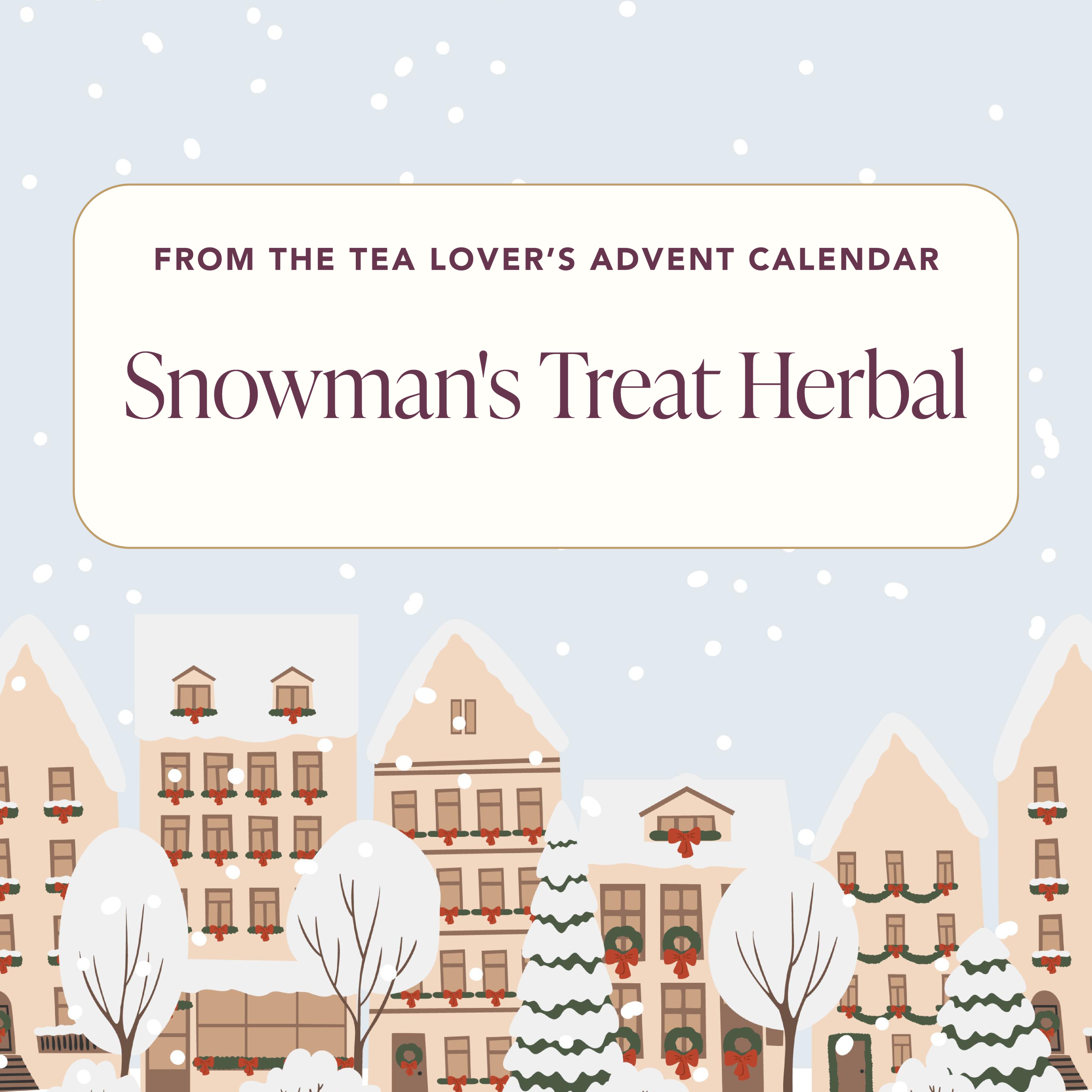 Advent 2024 - Herbal - Day 2 - Snowman's Treat Herbal