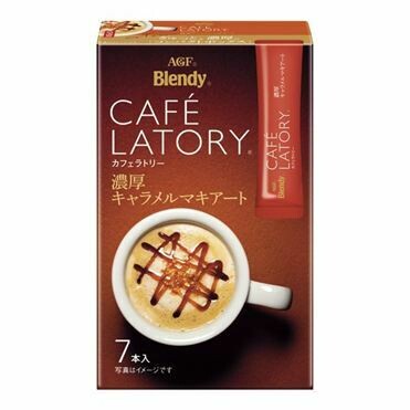 Ajinomoto, Cafe Latory, Caramel Macchiato, 7 Sticks in 1 Box