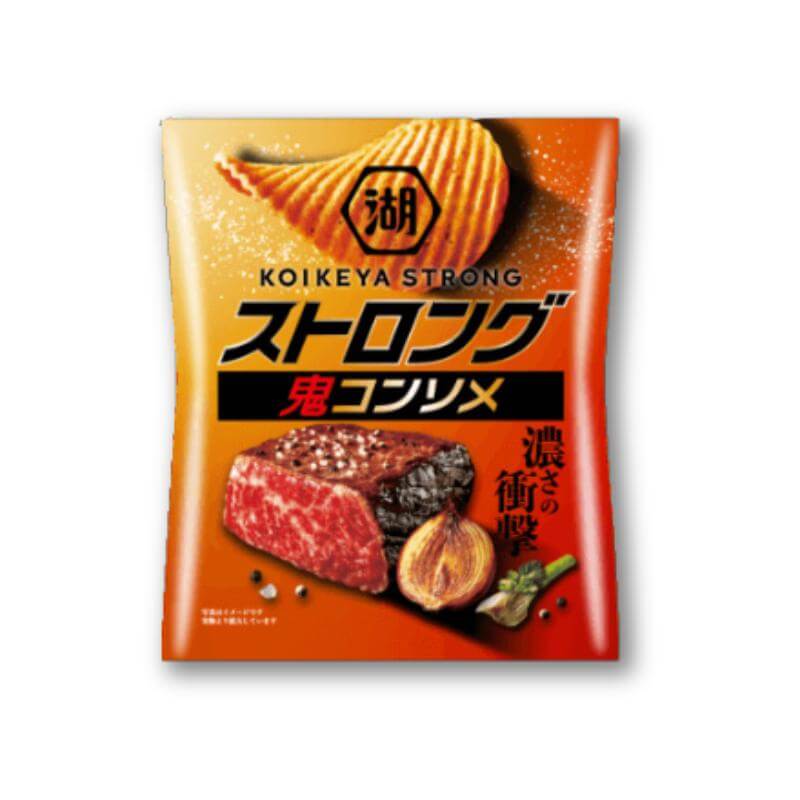 Koikeya STRONG Potato Chips - Demon Consommé