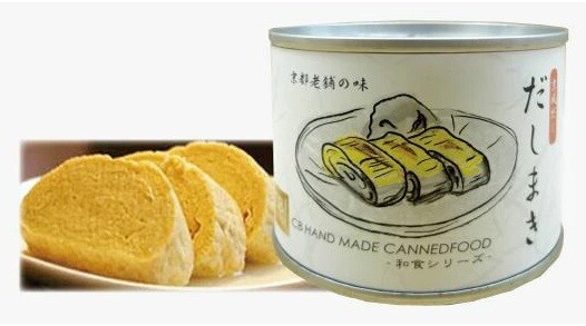 Canned Egg Roll, Dashimaki Tamago, 3 pcs in a can