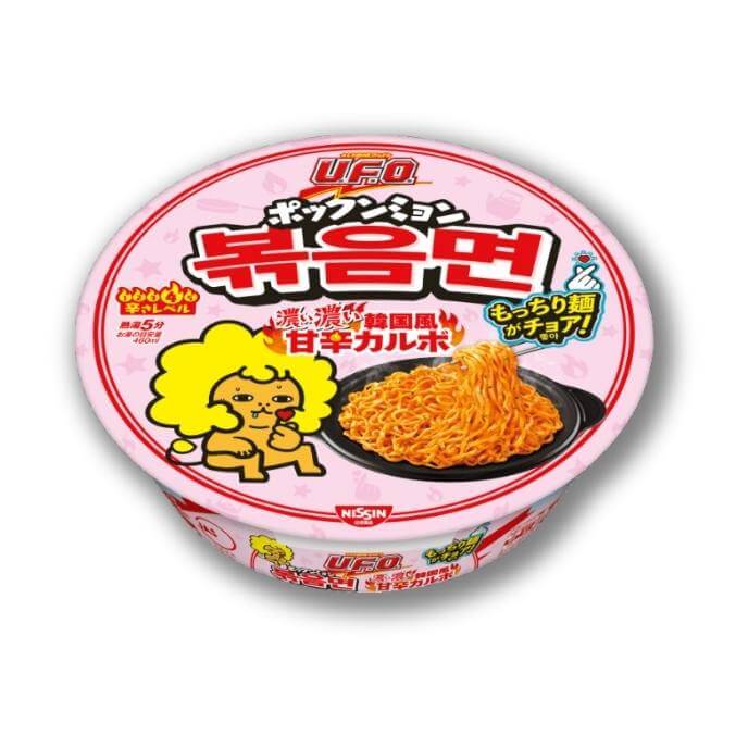 Nissin Yakisoba UFO - Korean-style Sweet and Spicy Carbonara