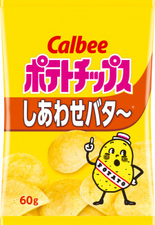 Calbee "Potato Chips, Mild Butter Flavor", 60g, Seasonal Limited