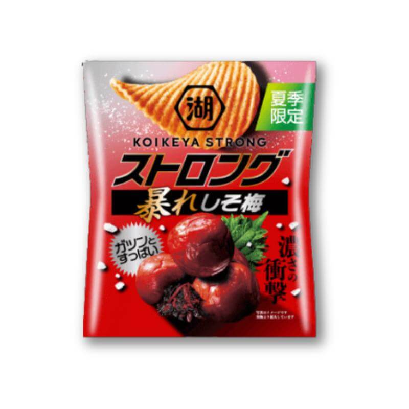 Koikeya STRONG Potato Chips - Plum & Japanese Mint