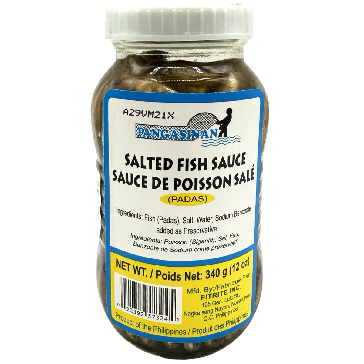 Pangasinan - Padas - Salted Fish Sauce - 12 OZ