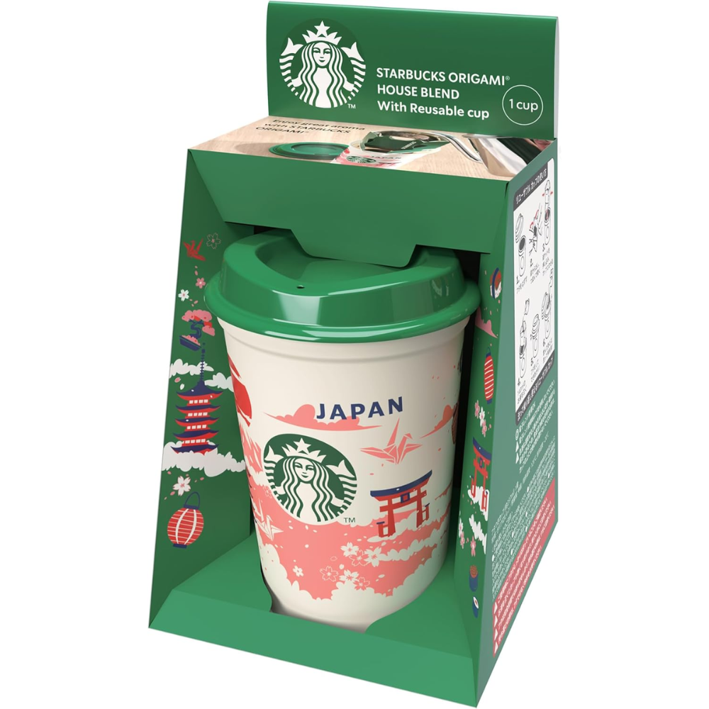 Starbucks Japan Exclusive Reusable Cup with House Blend Coffee - Tokyo Sakura Mall