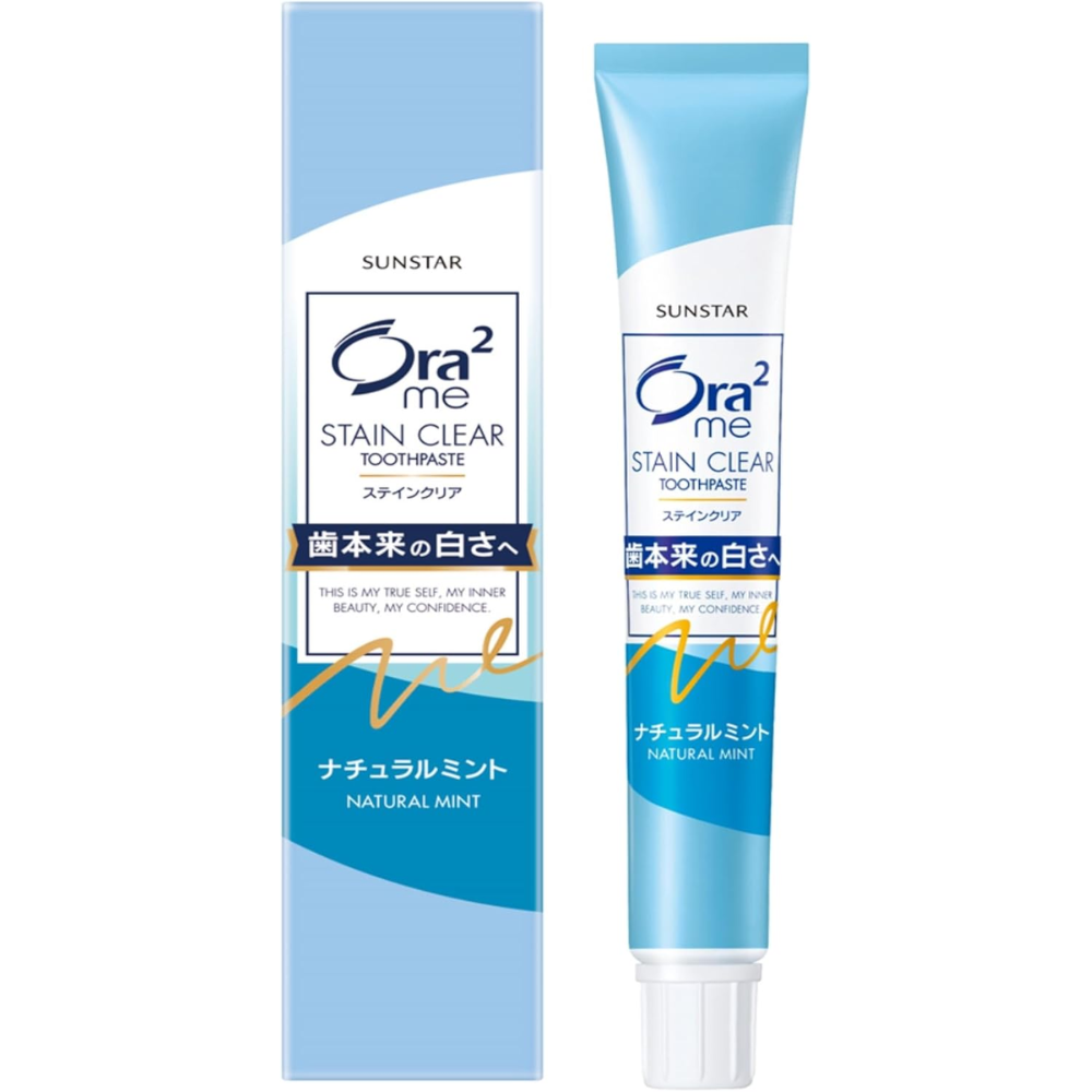 Sunstar Ora2 me Stain Clear Toothpaste Natural Mint 20g – Made in JAPAN - Tokyo Sakura Mall