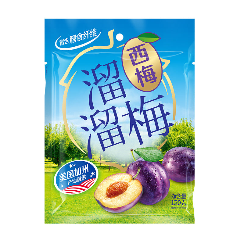 Liu Liu Mei California Jumbo Dried Prunes 120g
