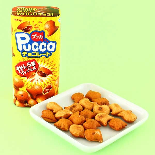 Meiji Pucca Chocolate Biscuits