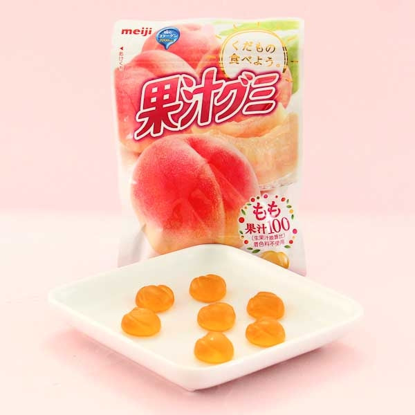 Meiji Kajyu Fruit Gummies - Peach