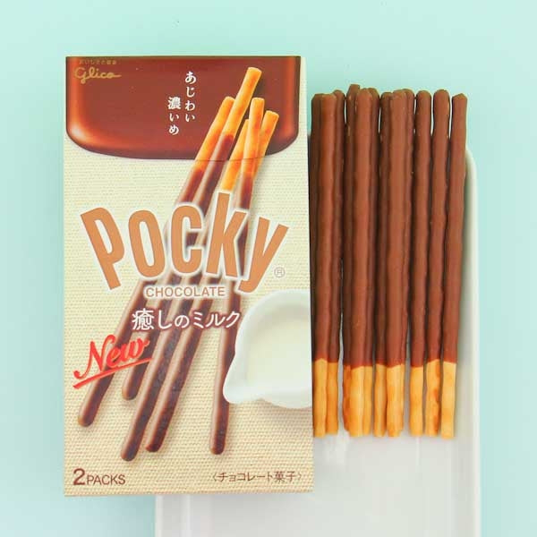 Glico Pocky Biscuit Sticks - Thin Milk Chocolate