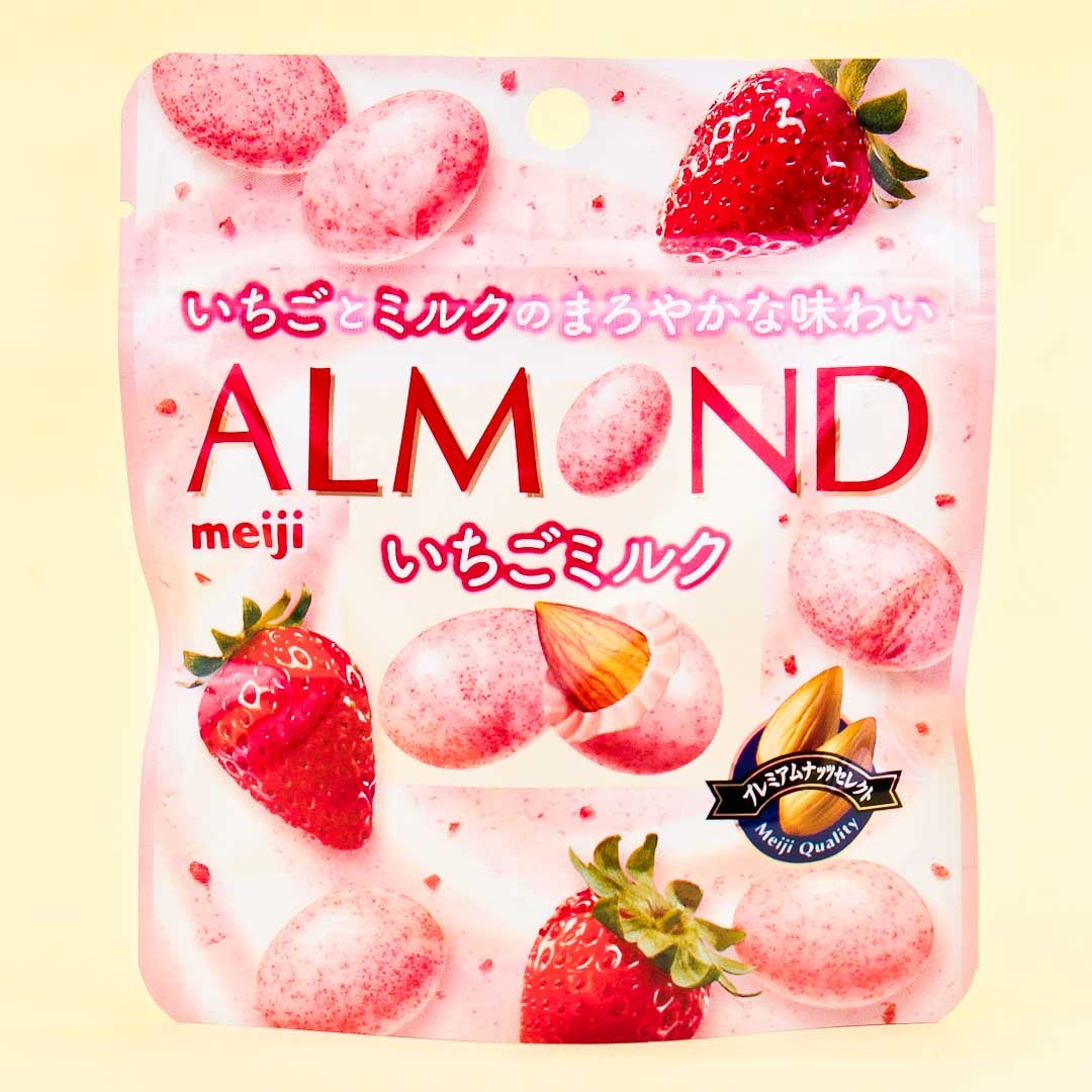 Meiji Almond Chocolate - Strawberry & Milk