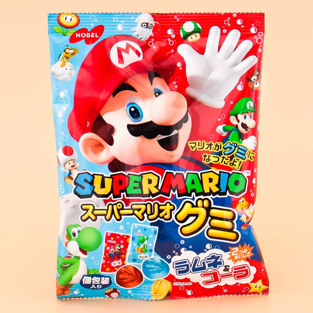 Nobel Super Mario Gummies - Cola & Ramune Soda