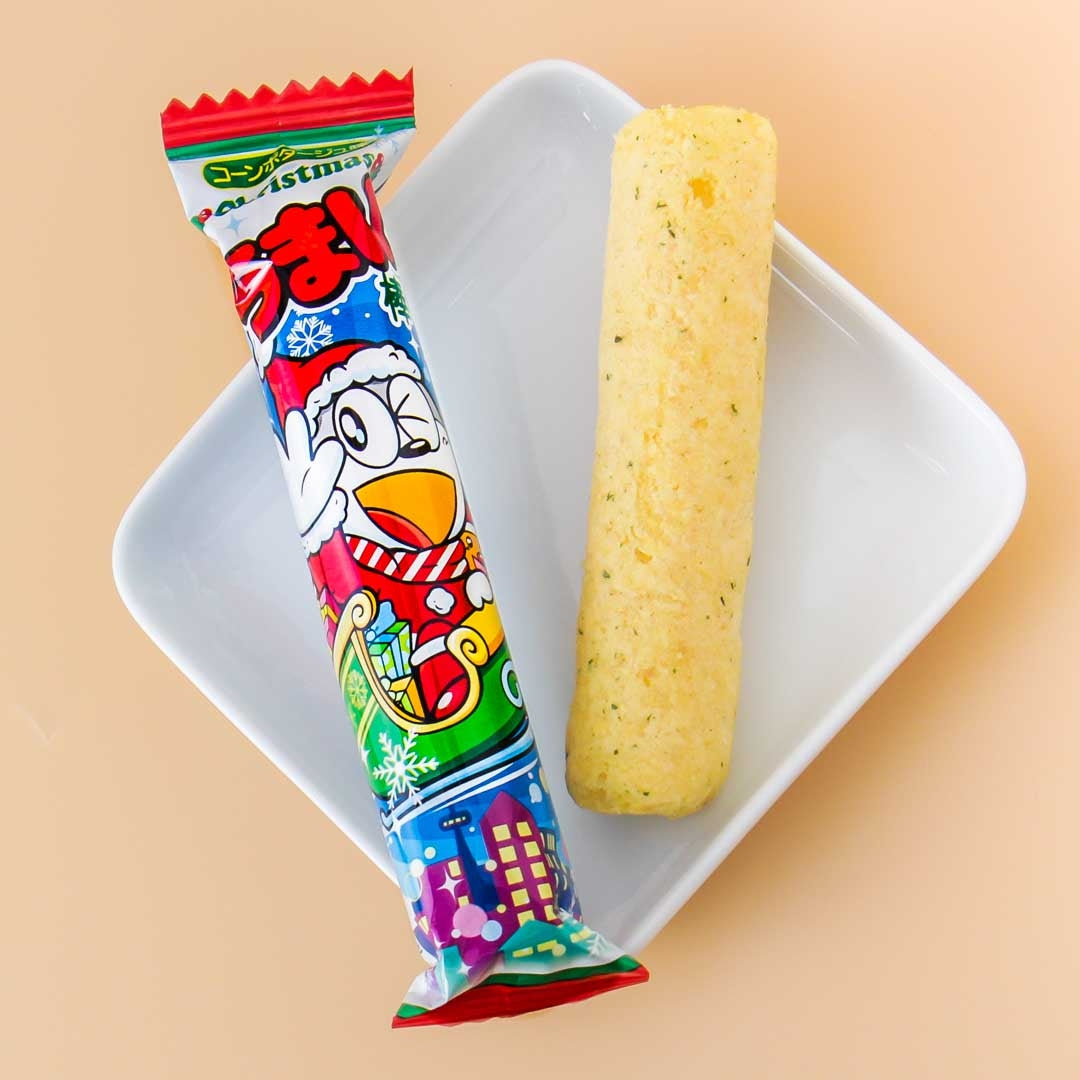Umaibo Christmas Corn Potage Snack Stick Set - 5 pcs