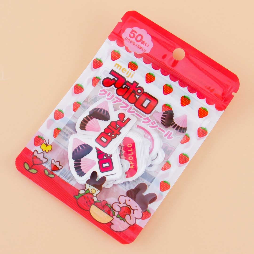 Apollo Strawberry Chocolate Stickers