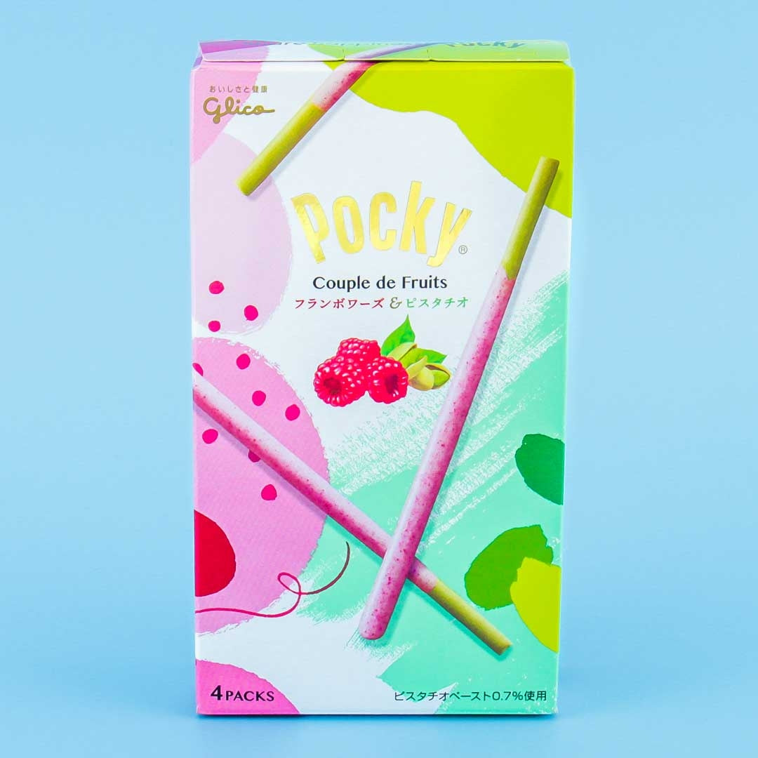 Pocky Biscuit Sticks - Couple De Fruits Framboise & Pistachio