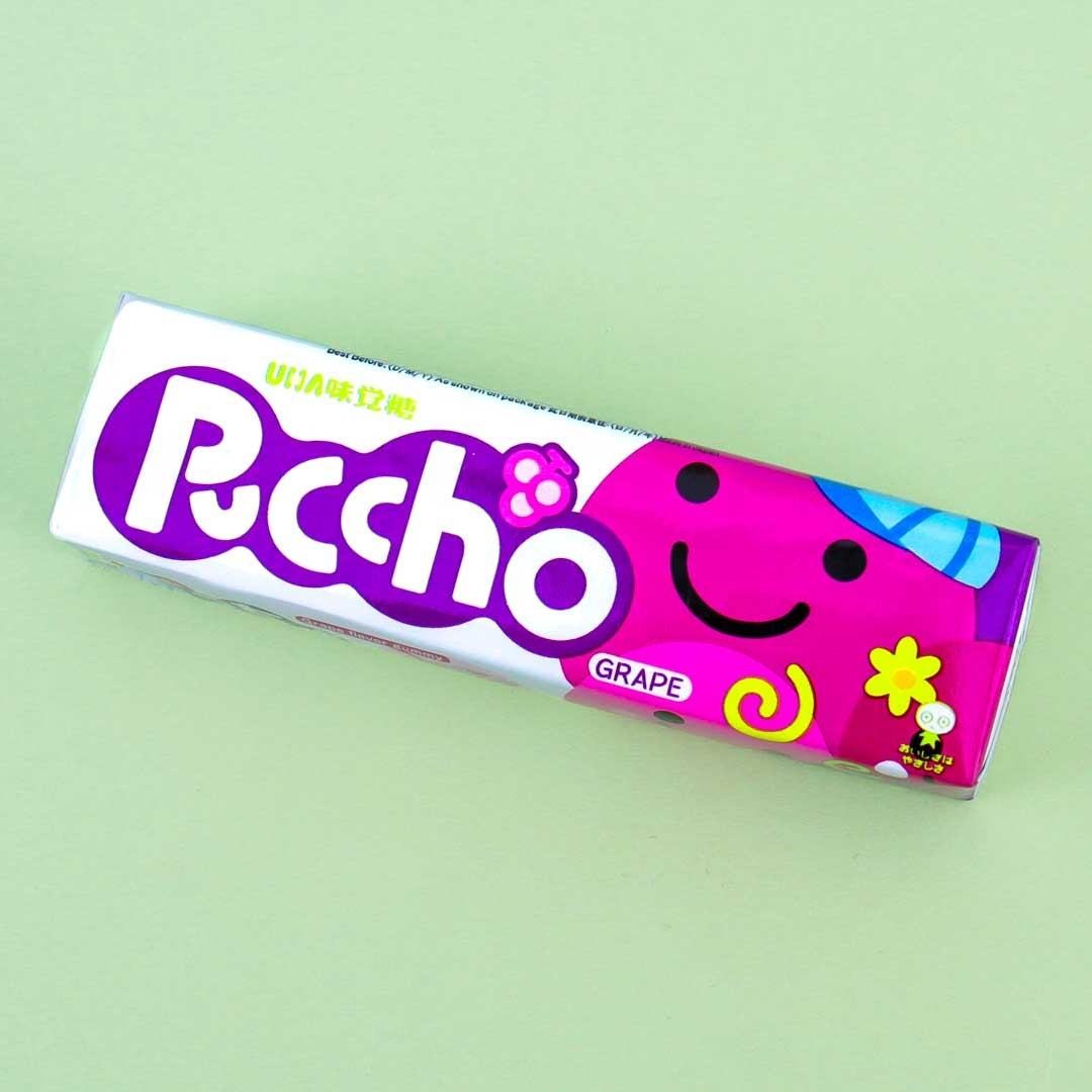 Puccho Chewy Candy - Grape Stripe