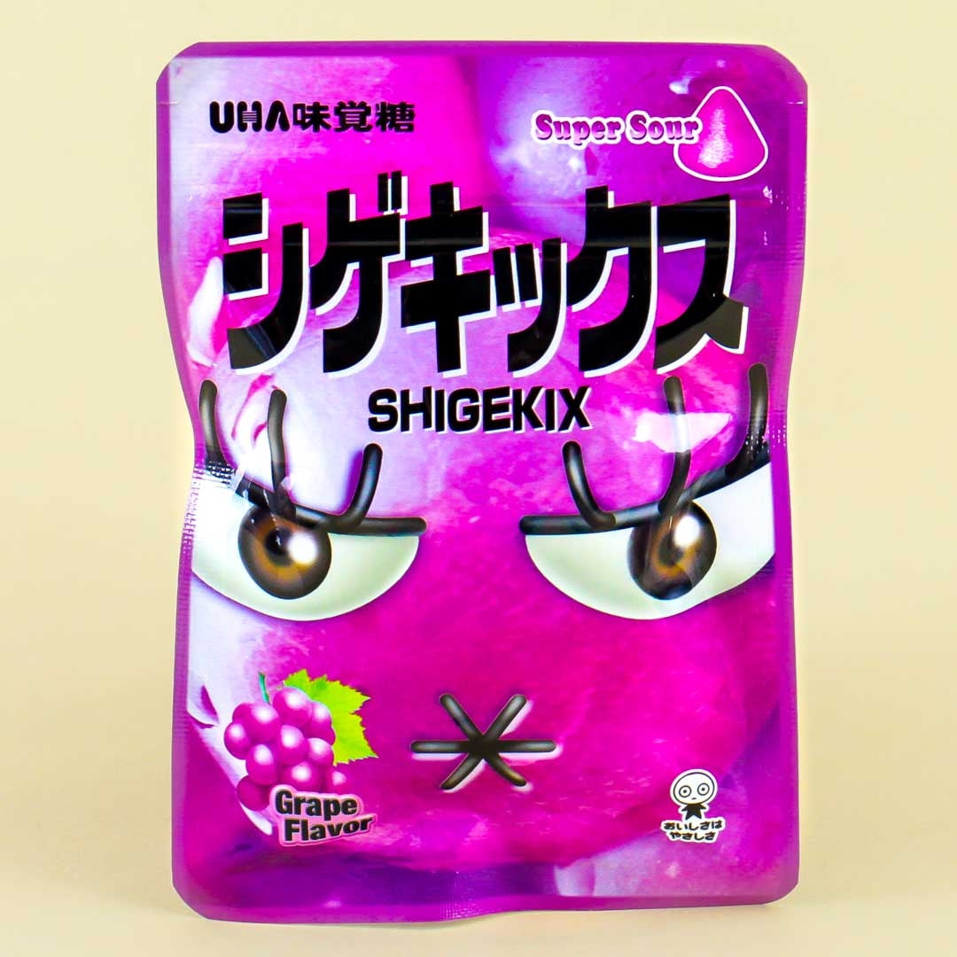 UHA Shigekix Super Sour Gummy Drops - Grape