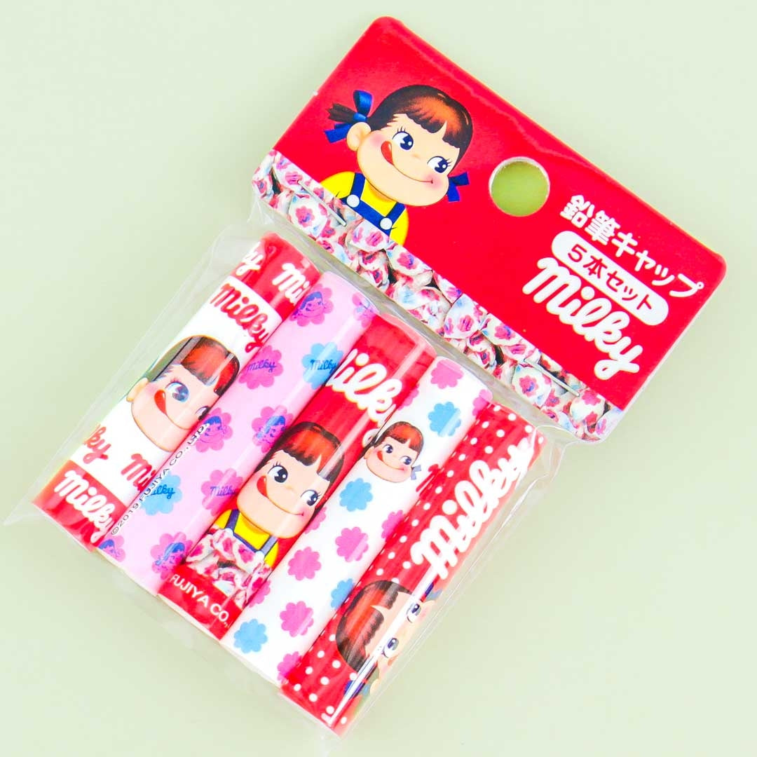 Milky Peko-Chan Pencil Cap Set