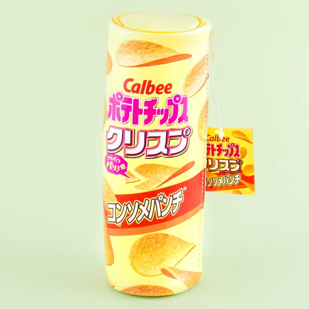 Calbee Consomme Punch Potato Chips Pencil Case
