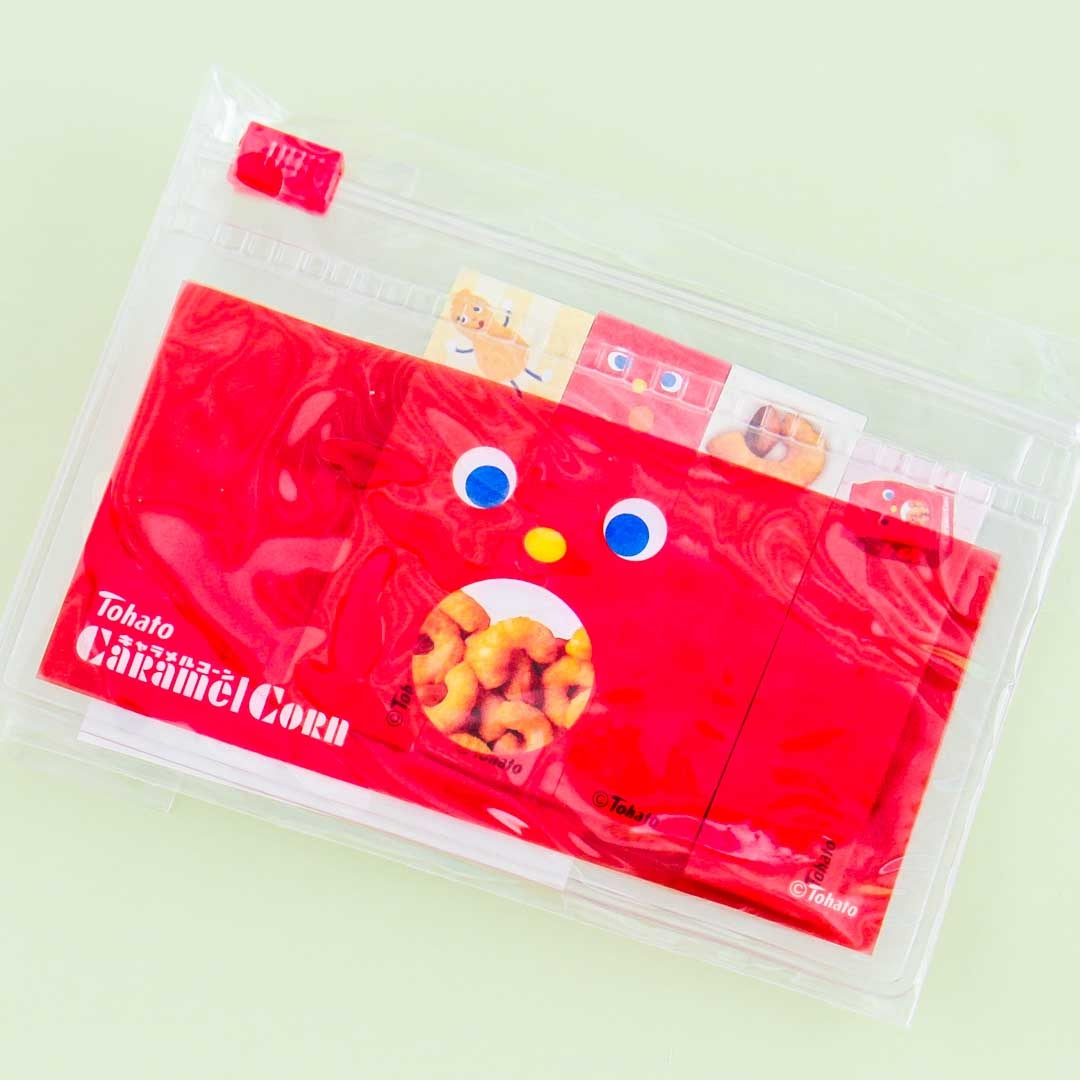 Tohato Caramel Corn Sticky Notes Set