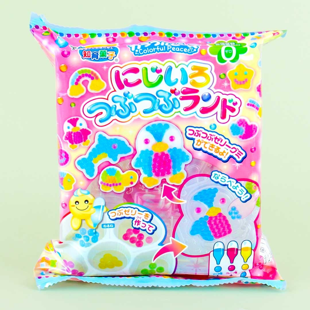 Kracie Colorful Peace Rainbow Tsubu Tsubu Land Candy Kit