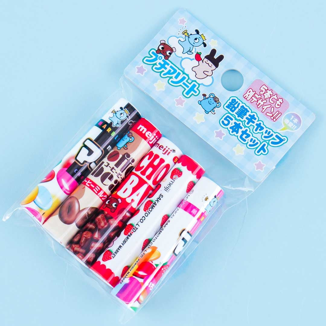 Meiji Assorted Chocolates Pencil Cap Set
