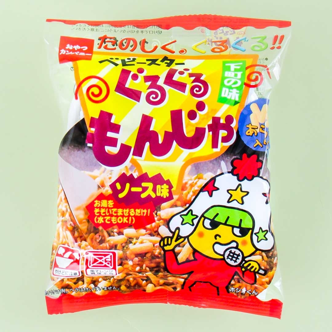 Baby Star Guru-Guru Monja Sauce Ramen Snacks