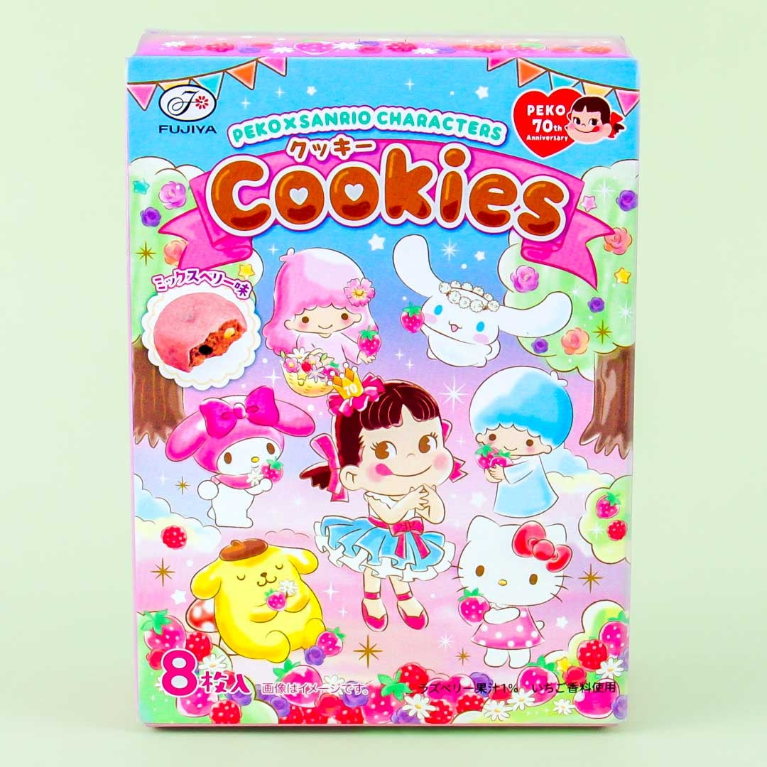 Fujiya Peko x Sanrio Characters Cookies - Mixed Berry