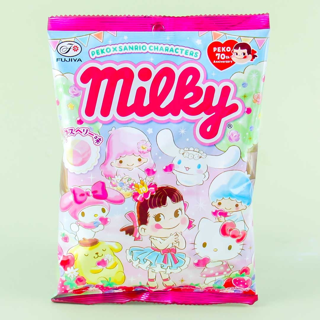 Milky Peko-Chan x Sanrio Characters Candy - Mixed Berry