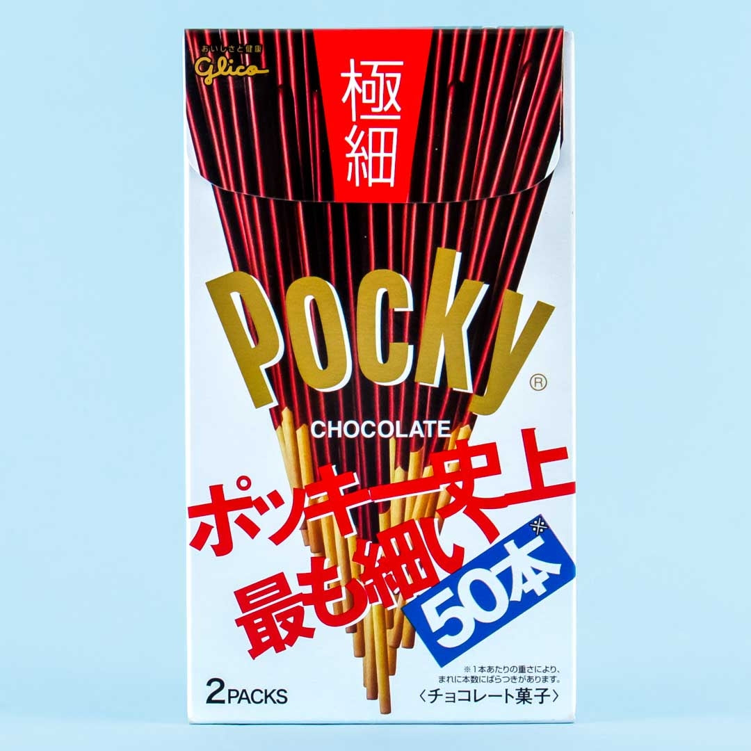 Pocky Biscuit Sticks - Gokuboso Thin Chocolate