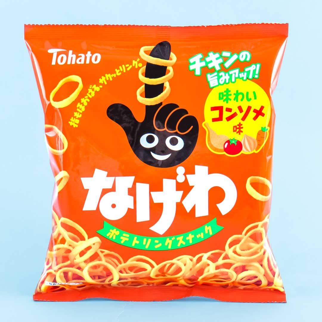 Tohato Nagewa Potato Ring Snacks - Chicken Consomme