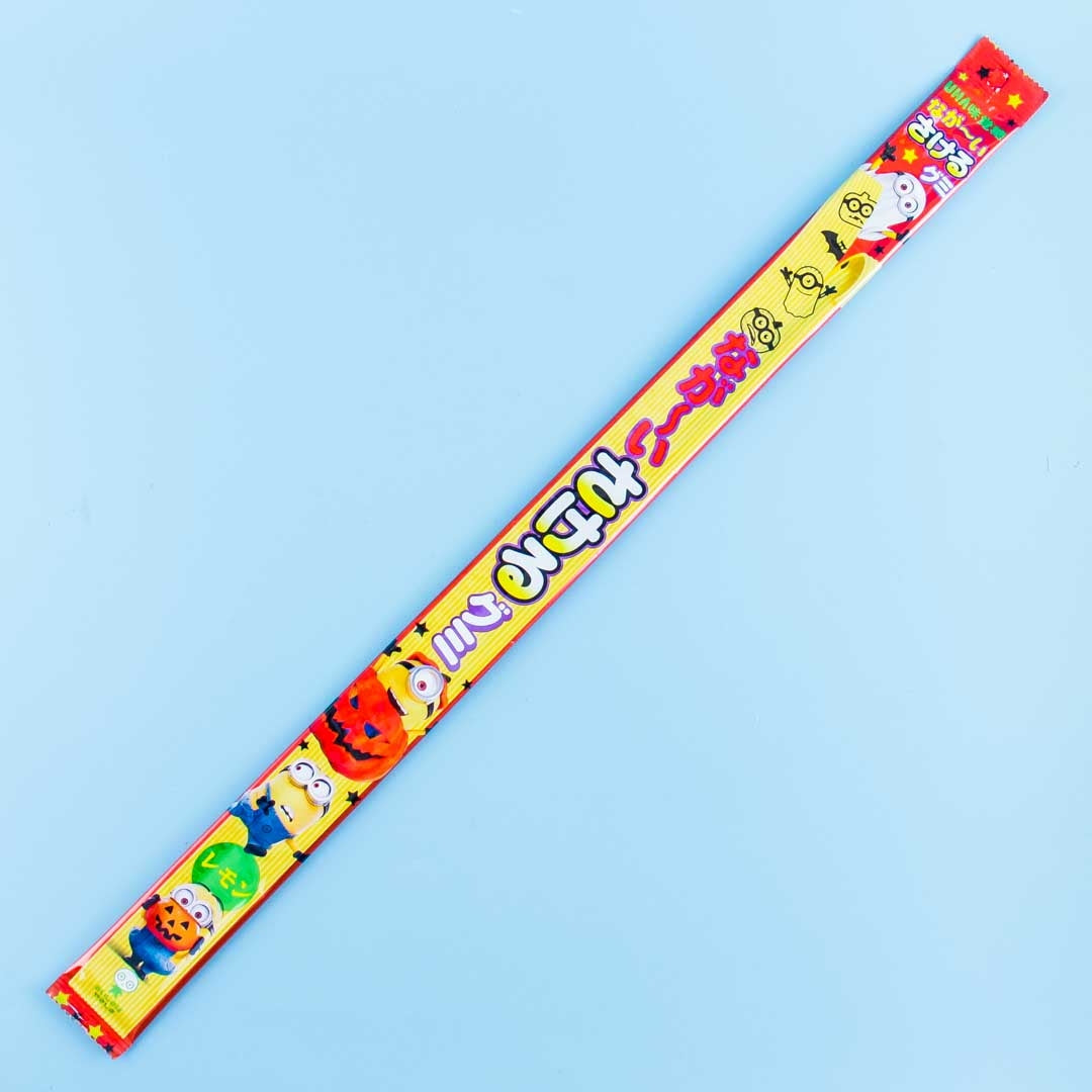 Halloween Minions Long Sakeru Peeling Gummy - Lemon