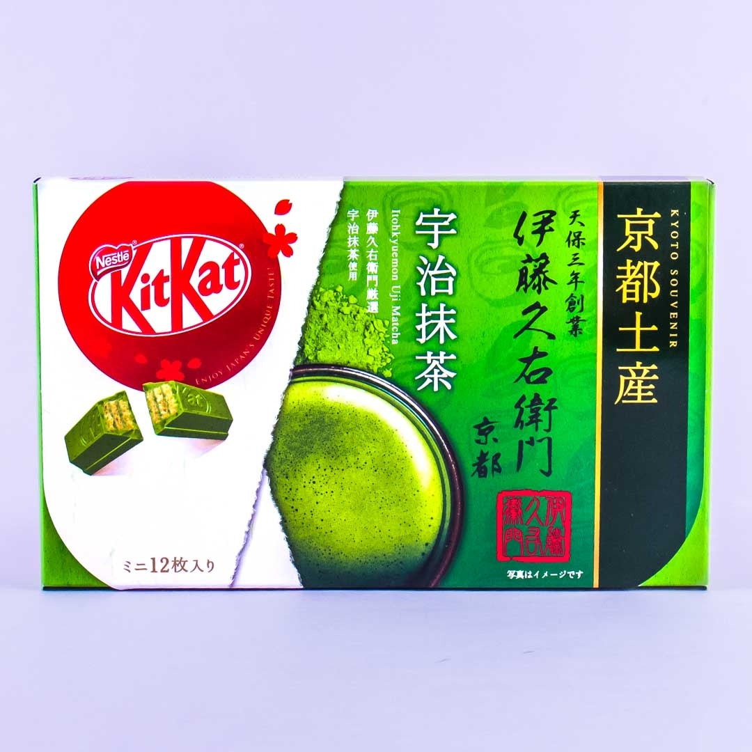 Kit Kat Kyoto Souvenir Chocolates - Kyuemon Ito Uji Matcha