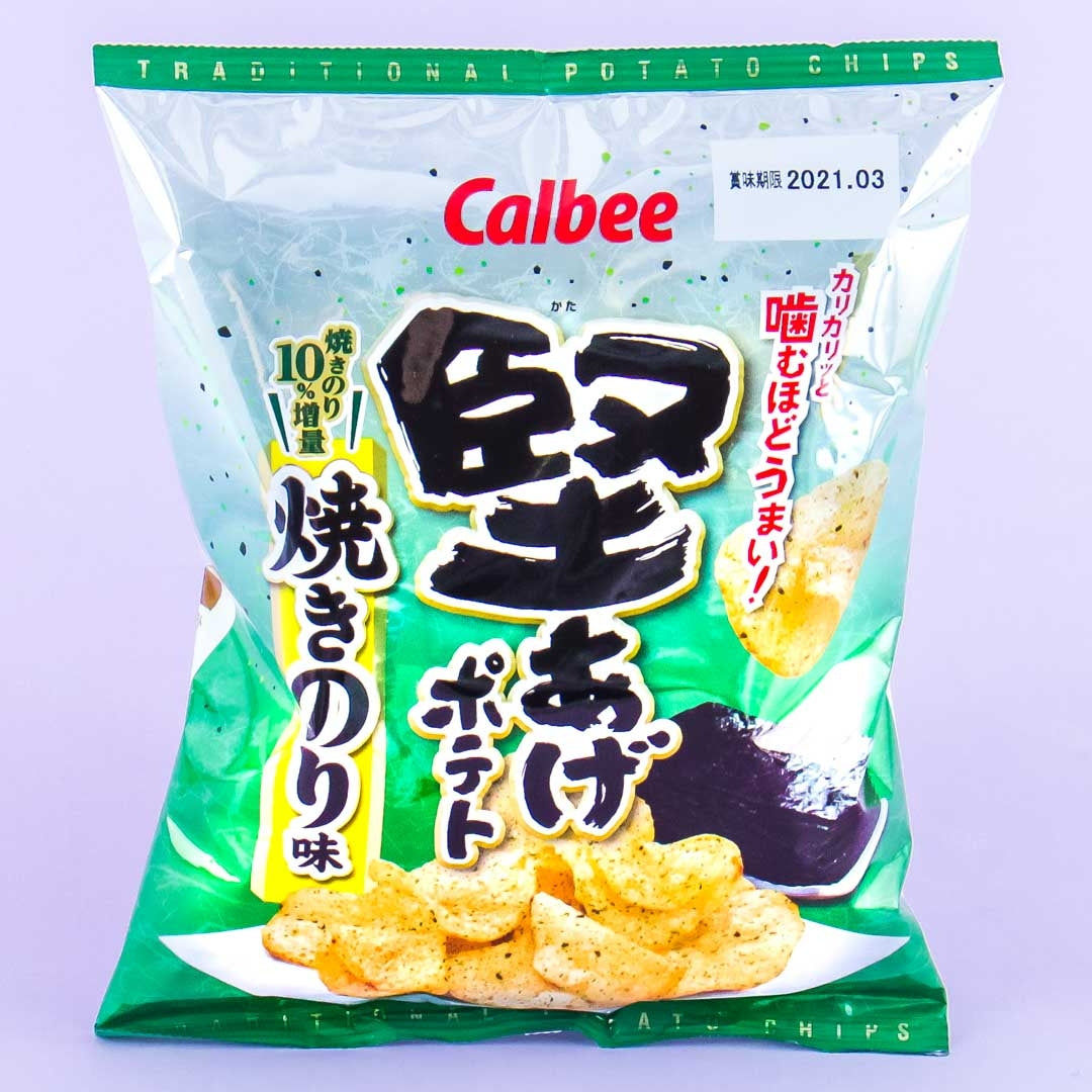 Calbee Kata-age Potato Chips - Grilled Seaweed